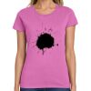 Montangelo Women's Heavy Cotton 100% Cotton T Shirt Thumbnail