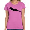 Montangelo Women's Heavy Cotton 100% Cotton T Shirt Thumbnail