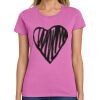 Montangelo Women's Heavy Cotton 100% Cotton T Shirt Thumbnail