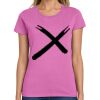 Montangelo Women's Heavy Cotton 100% Cotton T Shirt Thumbnail